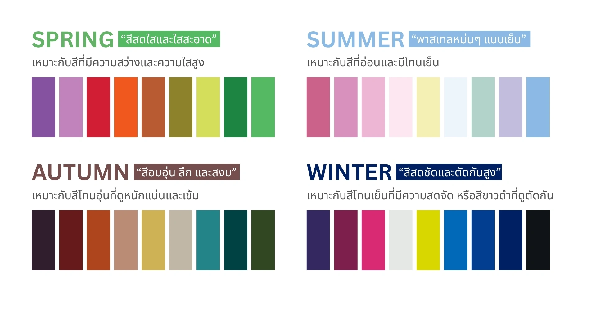 thaicool-Personal Color Type Personal Color Type